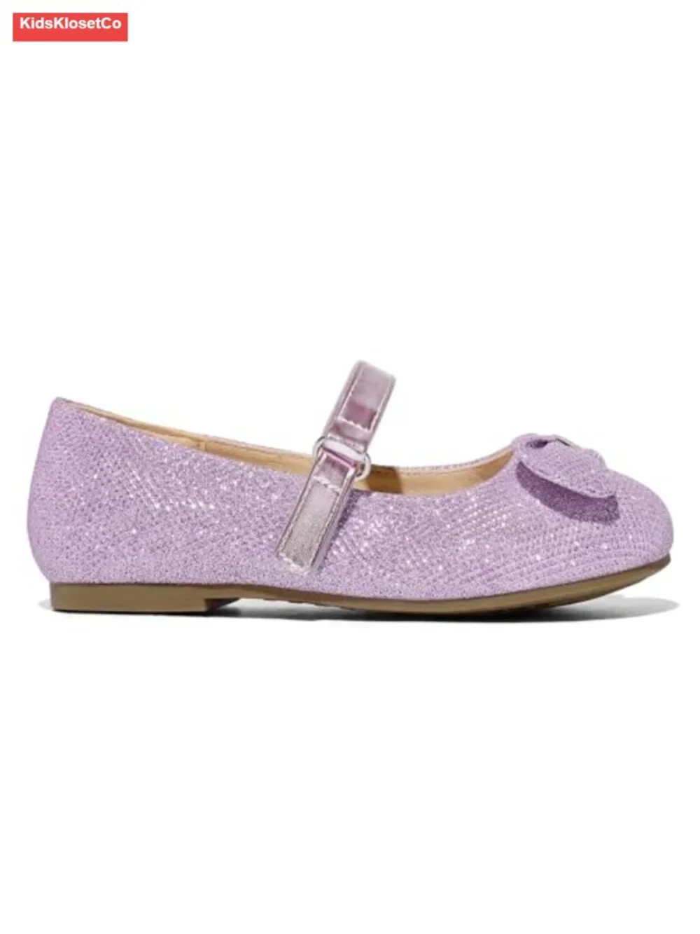 Girl's Non-Slip Soft Bow Ballet Flats Mary Jane Walking Party Dress Shoes